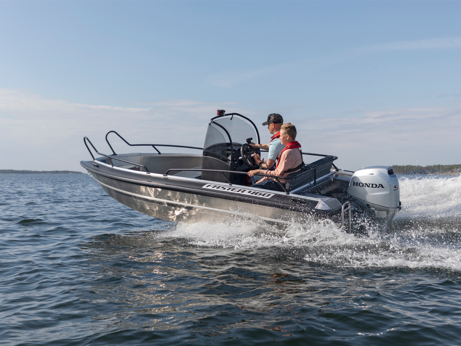 Faster 460 i - 460-495 Series - Boat models - Faster Aluminium Boats